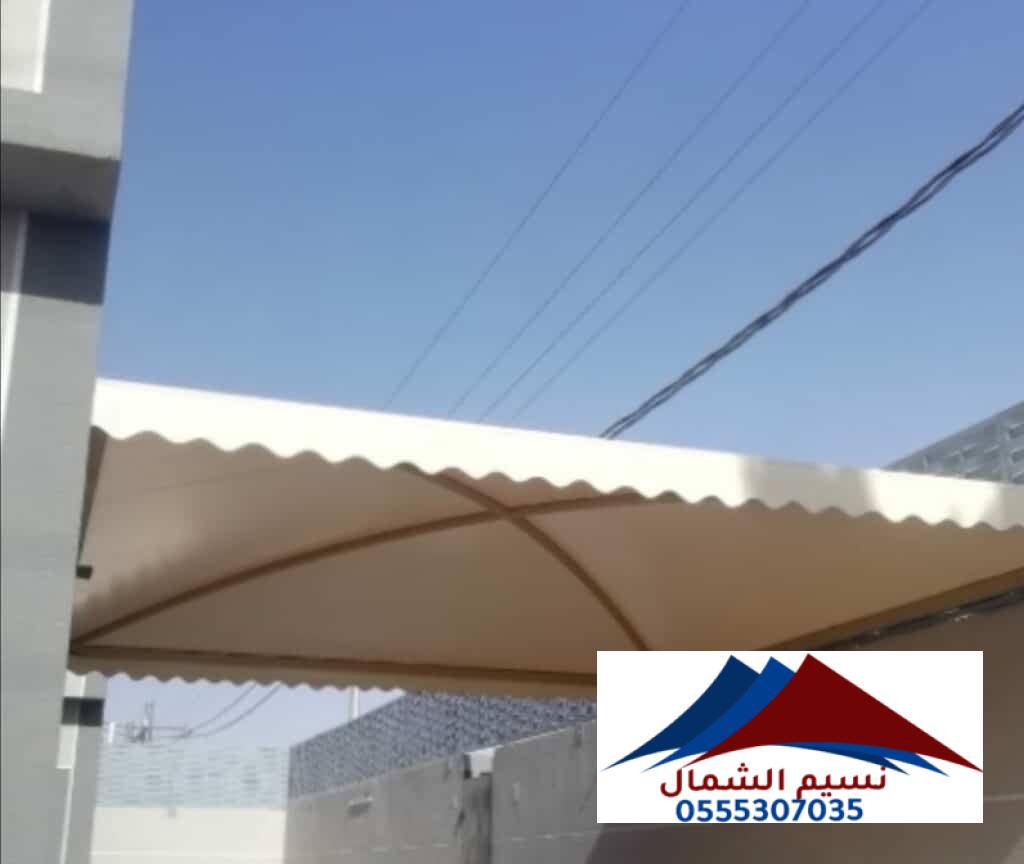 حداد مظلات وسواتر في شرق الرياض